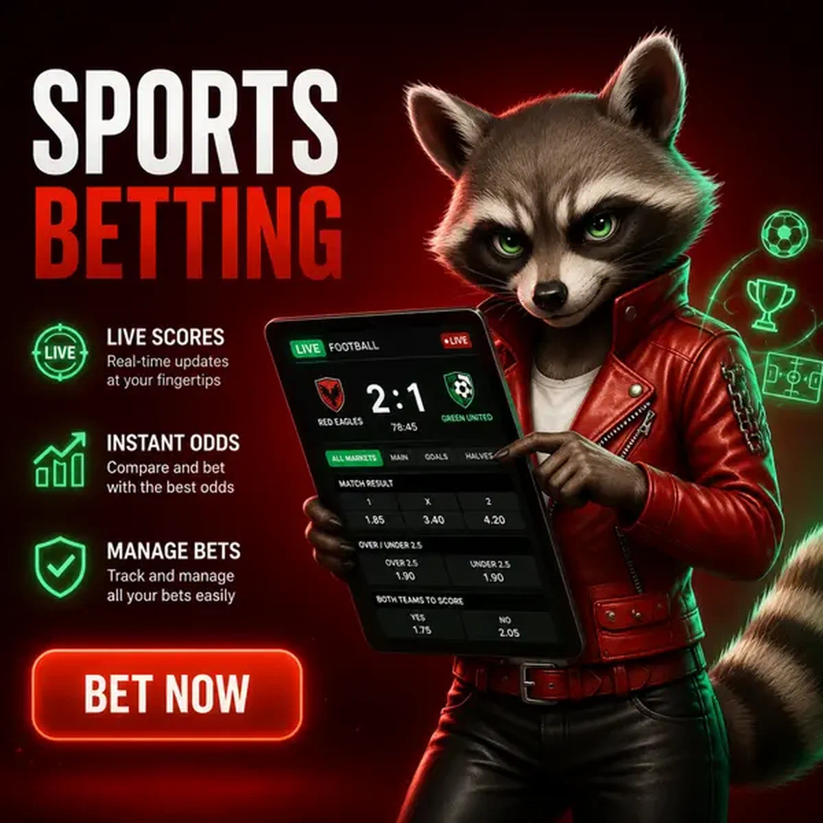 Azione di scommesse sportive con la Vixen che analizza le quote live a Rocky Spin Sports Betting