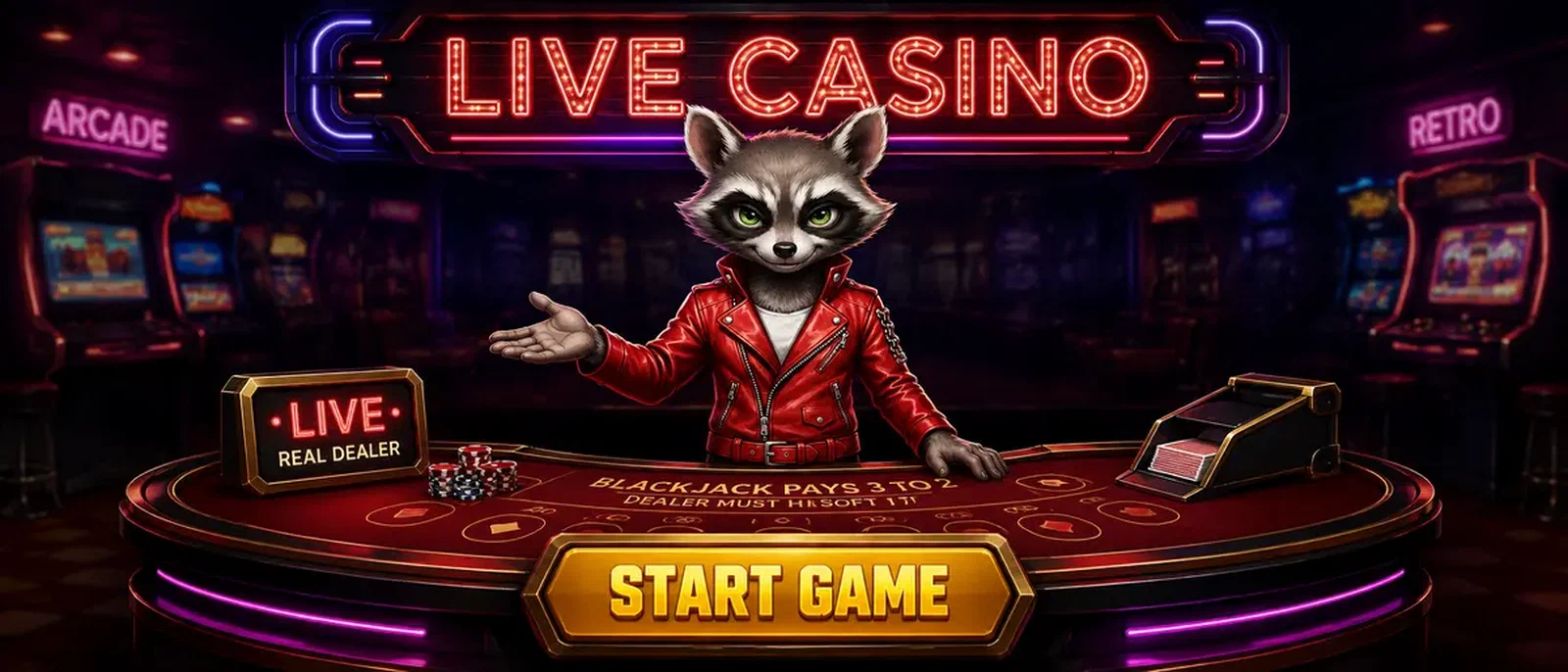 Rocky Spin Live Casino
